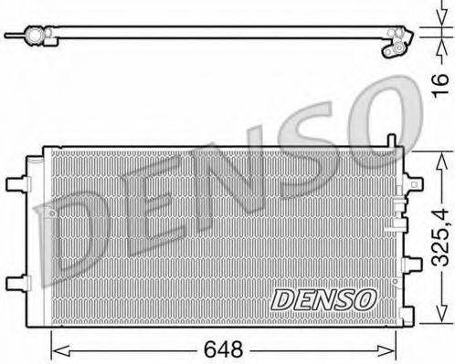 DENSO DCN02002 Конденсатор, кондиціонер