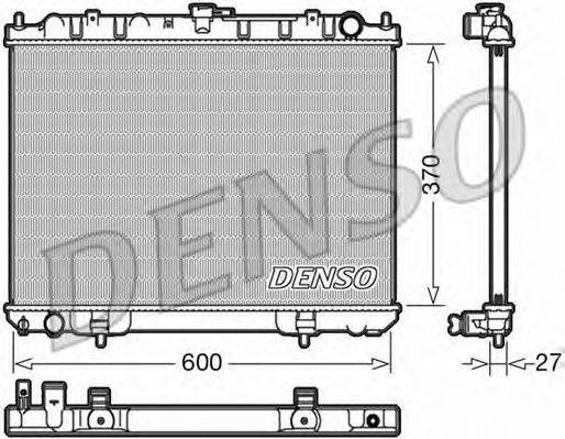DENSO DRM46039 Радіатор, охолодження двигуна