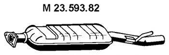 EBERSPACHER 2359382 Середній глушник вихлопних газів