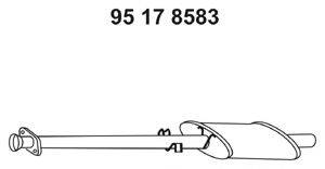 SEAT SE 021.115.201 F Середній глушник вихлопних газів