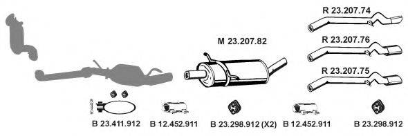 EBERSPACHER 232366 Система випуску ОГ