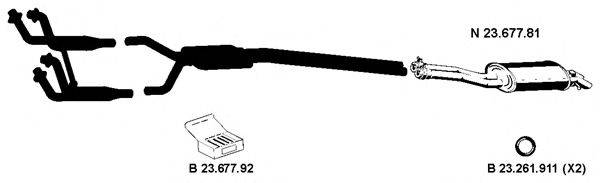 EBERSPACHER 232156 Система випуску ОГ