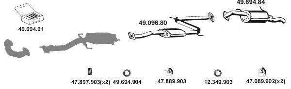 EBERSPACHER 492039 Система випуску ОГ