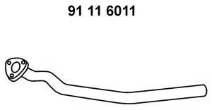 EBERSPACHER 91116011 Труба вихлопного газу