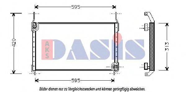 AKS DASIS 17005204 Конденсатор, кондиціонер