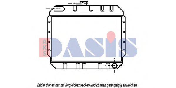 AKS DASIS 250170N Радіатор, охолодження двигуна