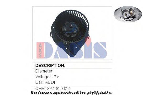 AKS DASIS 488070N Вентилятор салону