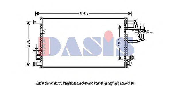 AKS DASIS 82005156 Конденсатор, кондиціонер