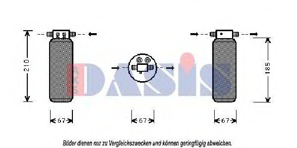 AKS DASIS 0200D145 Осушувач, кондиціонер