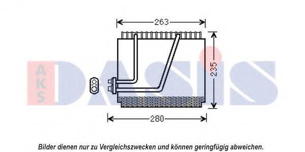 AKS DASIS 820354N Випарник, кондиціонер