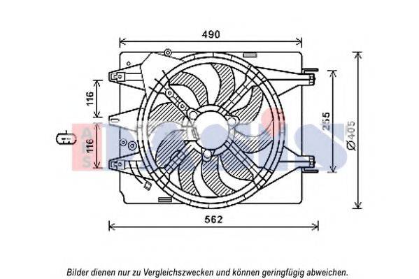 ALFAROME/FIAT/LANCI 51887899 Вентилятор, охолодження двигуна