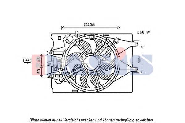 ALFAROME/FIAT/LANCI 51887951 Вентилятор, охолодження двигуна