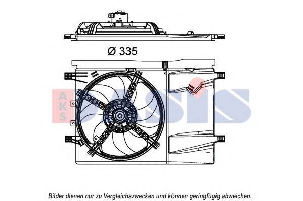 ALFAROME/FIAT/LANCI 51810260 Вентилятор, охолодження двигуна
