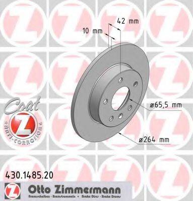 ZIMMERMANN 430148520 гальмівний диск