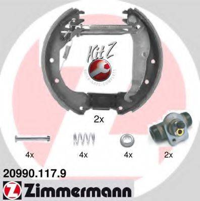ZIMMERMANN 209901179 Комплект гальмівних колодок