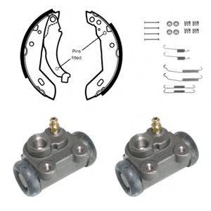 BENDIX 391392B Комплект гальм, барабанний гальмівний механізм