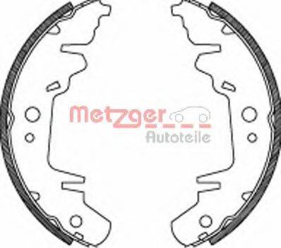 METZGER MG718 Комплект гальмівних колодок