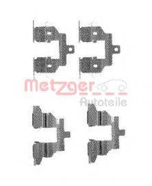 METZGER 1091737 Комплектуючі, колодки дискового гальма