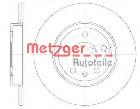 METZGER 6101100 гальмівний диск