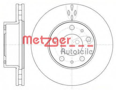 METZGER 6101510 гальмівний диск