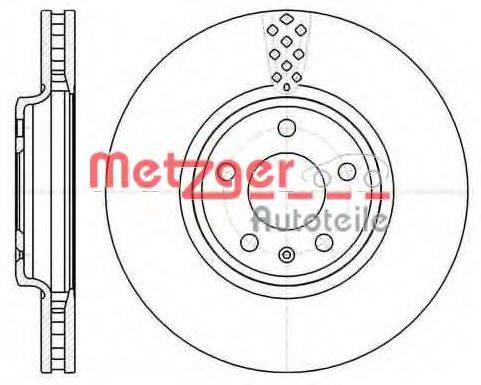 METZGER 6111010 гальмівний диск