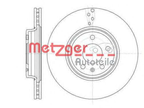 METZGER 6129210 гальмівний диск