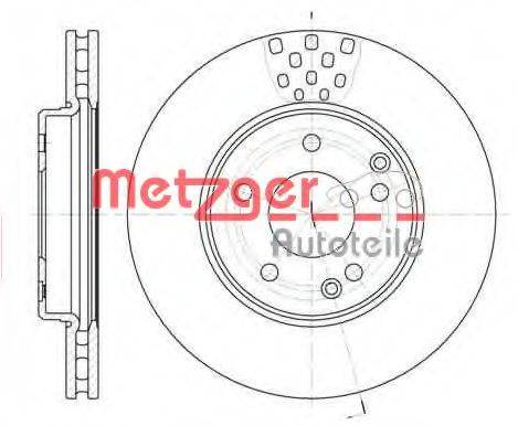 METZGER 675110 гальмівний диск