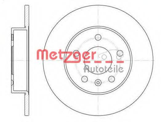METZGER 657800 гальмівний диск