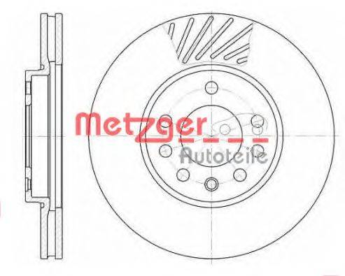 METZGER 658410 гальмівний диск