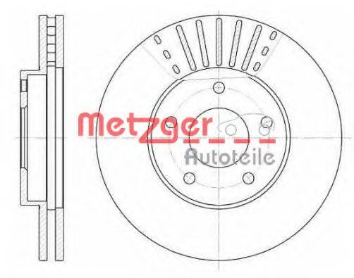 METZGER 668110 гальмівний диск