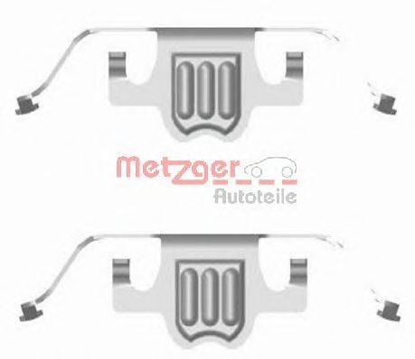 METZGER Z 1695 Комплектуючі, колодки дискового гальма