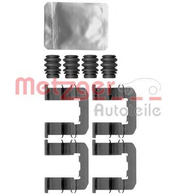 METZGER 1091893 Комплектуючі, колодки дискового гальма