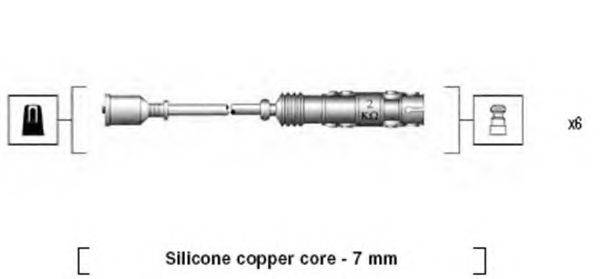 MAGNETI MARELLI 941455010942 Комплект дротів запалювання