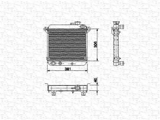 GERI 21153 Радіатор, охолодження двигуна