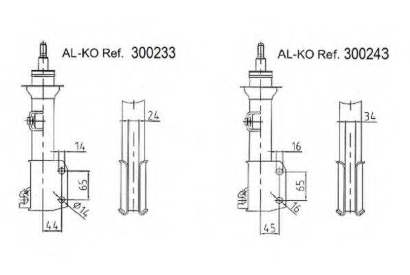 AL-KO 3023 Амортизатор